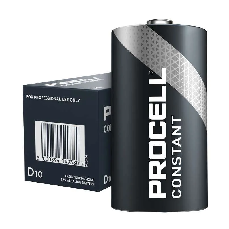 Duracell "PROcell/Industrial" Alkaline Batteries - D - 1.5v